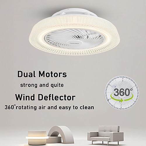 Ceiling-Fan-with-lights-Remote-Control20-Caged-Low-Profile-Flush-Mount-Ceiling-Fan6-Wind-Speeds-Dimmable-LED-Modern-Ceiling-FanSmart-Ceiling-Fan-for-Bedroom-RGB