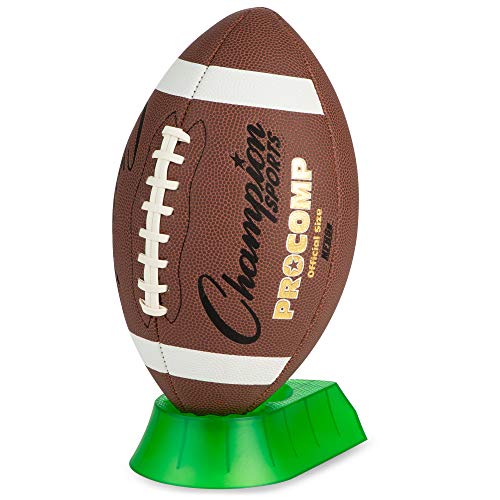 image for Champion Sports Triplex 3-in-1 Premium Football Kicking Tee for Kickof