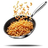 Frigideira Aço Inox Colmeia Antiaderente 24cm Premium Indução