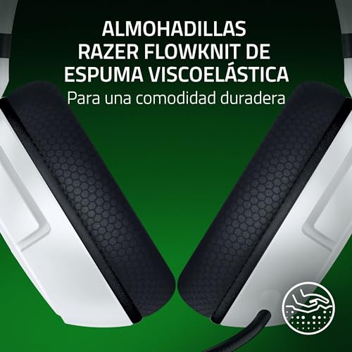Transductores Triforce 50mm en los auriculares Razer Kaira HyperSpeed para Xbox blanco 5