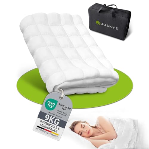 Juskys Gewichtsdecke/Anti-Stress-Therapiedecke...