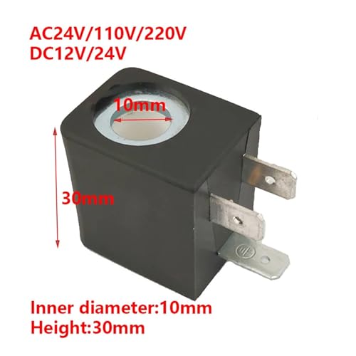Bobine électrovanne AC110V de dimensions 10x30mm pour remplacement de solénoïde de vanne - 3