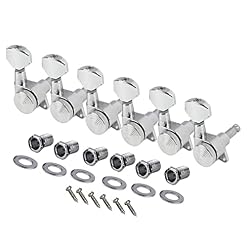 VUBLY Lot de 6 accordeurs de verrouillage pour guitare électrique Têtes de machine de verrouillage Chevilles d’accordage… - Les Beatles, Paul McCartney, John Lennon, RIngo Starr, George Harrison VUBLY Lot de 6 accordeurs de verrouillage pour guitare électrique Têtes de machine de verrouillage Chevilles d'accordage… – Image 2
