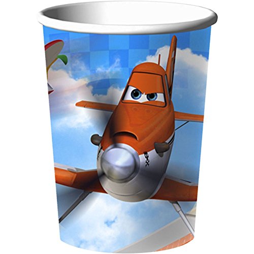 Tasse en carton Avions Disney pour table anniversaire enfant