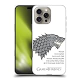 Head Case Designs sous Licence Officielle HBO Game of Thrones Vents Blancs Graphisme Coque Dure pour l'arri�re Compatible avec Apple iPhone 16 Pro M