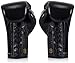 Fairtex Glory Kickboxing Gloves - Limited Edition (Black BGLG1 - Laceup, 12 oz)