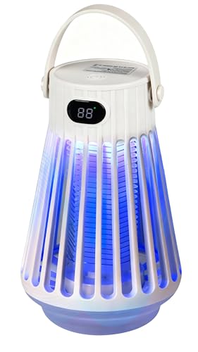 Yakiter Bug Zapper,Electric Fly Killer Mosquito Zapper IPX4, Portable Outdoor & Indoor Insect Killer for Home, Patio, Backyard, Camping