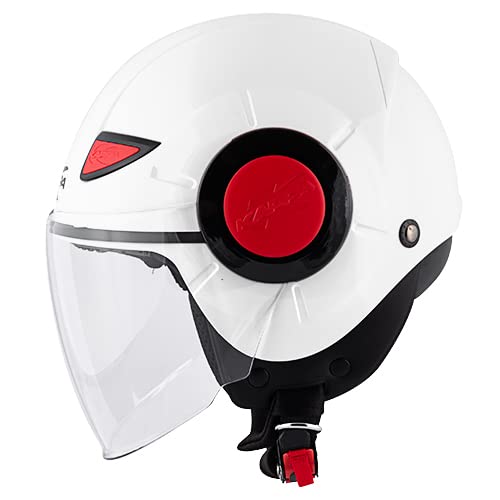 Casque Kappa BÉBÉ Jet KJ05 Blanc Brillant Taille 54