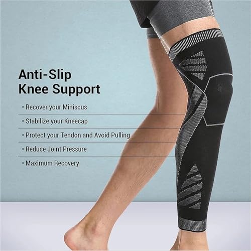 Mangas de Compresion JTKSSCS para Correr y Proteger Rodillas 3