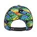 Rainbow Fish Scale Baseball Cap Adjustable Size for Running Workouts and Outdoor Activities All Seasons