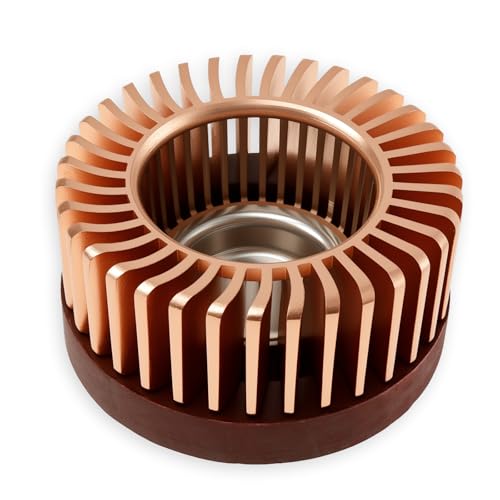 Lista de Calentadores para teteras favoritos de las personas. 48 Calentador de Tetera, Calentador de Tetera con Vela, aleación de Aluminio y Calentador de té de Madera con portavelas y para Calentar té, café, Leche, Alimentos en Interiores y...