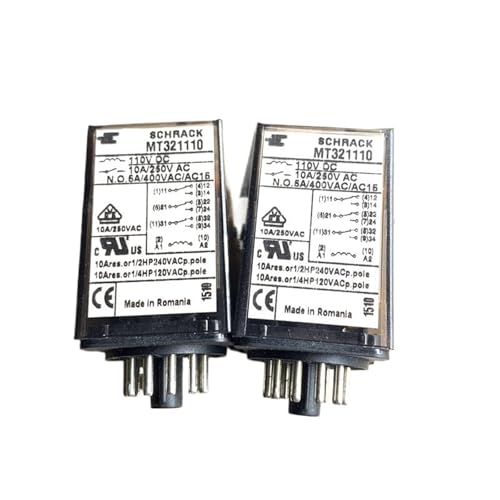 Relais MT321110 multimode 110VDC 10A à 11 broches pour tableau - 2