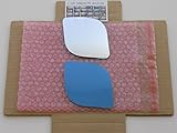 New Replacement Mirror Glass with FULL SIZE ADHESIVE - Small Corner BLIND SPOT Convex for DODGE RAM PICK-UP Driver Side View Left LH