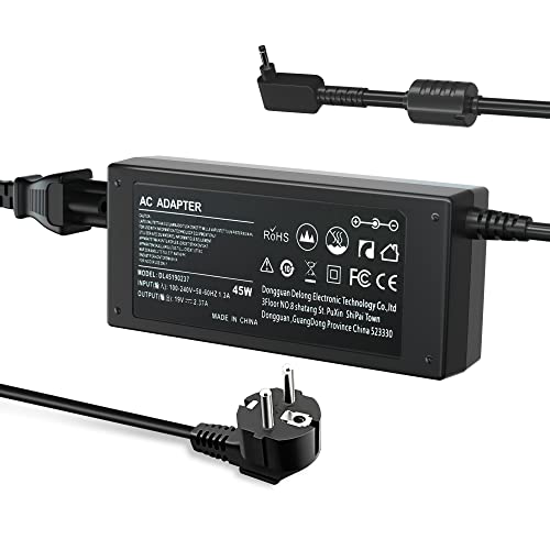 Cargador 45W para Acer Aspire 5 A515-44 A515-46 A515-54 A515-55 A515-56 A517-52, Cargador Acer Chromebook CB5 CB3 C720 C740 C810 PA-1450-26 AC Adaptador (3.0mm * 1.1mm)