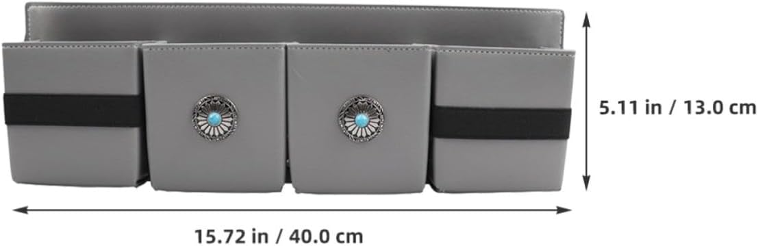 Cabilock Multifunctional Hairdressing Tool Waist Bag for Professional Stylists, Large Capacity Pu Leather Scissors Holder Pouch with Belt, for Hairdressing Studios and Salons