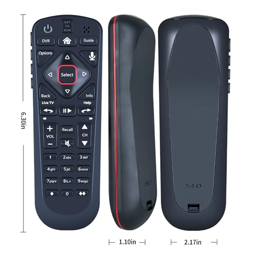Télécommande compatible avec Dsh Network 54.0 de remplacement noire - 6