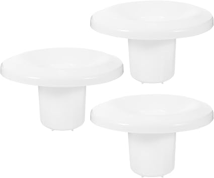 Zerodeko Universal Water Dispenser Replacement Smart Seat 3-Pack Food Grade Cooler Base for Home Office Bottom Load Water Cooler Parts 7.08X7.08X4.72In Easy Install