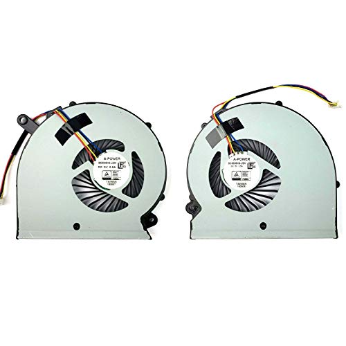 HK-Part Lüfter für Gigabyte Aero 15 15X Aero 14 Gigabyte RP64W RP65W CPU+GPU Lüfter Cover
