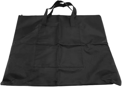 A2 Painting Board Storage File Bag Waterproof Painting Bag, 21 x 27 Inches, Lightweight Nylon, Two Shoulder Strap Options Black
