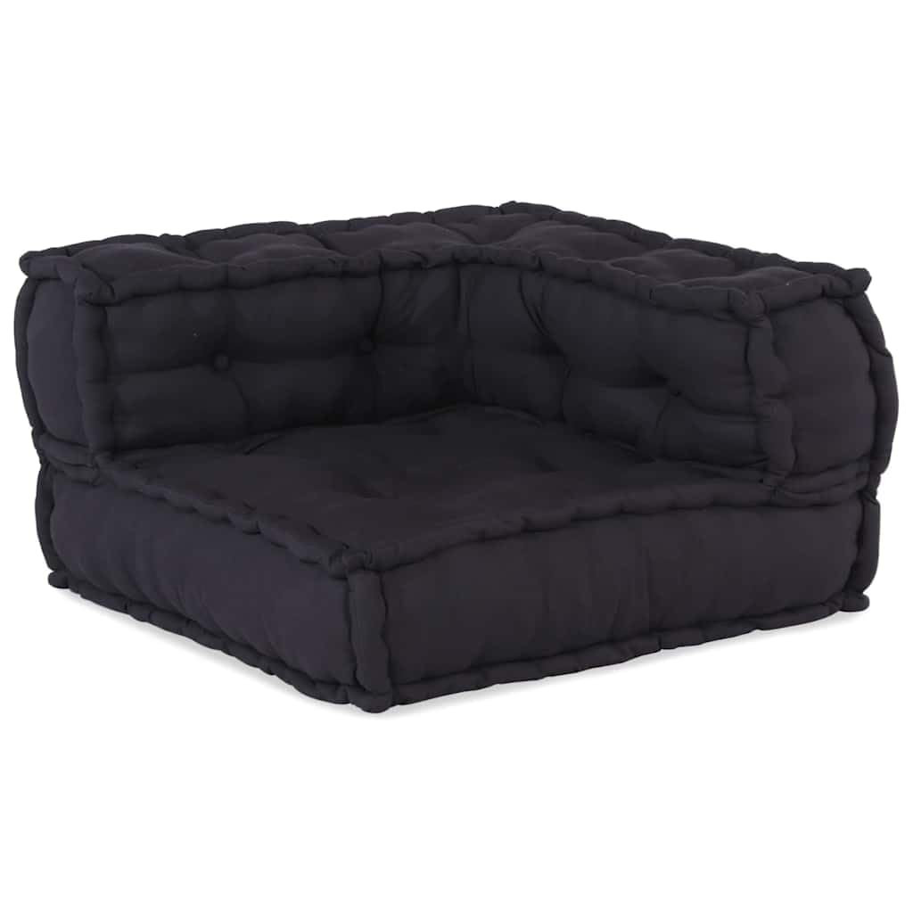 Sofá modular de suelo antracita, 70 x 70 x 54 cm, sillón de
