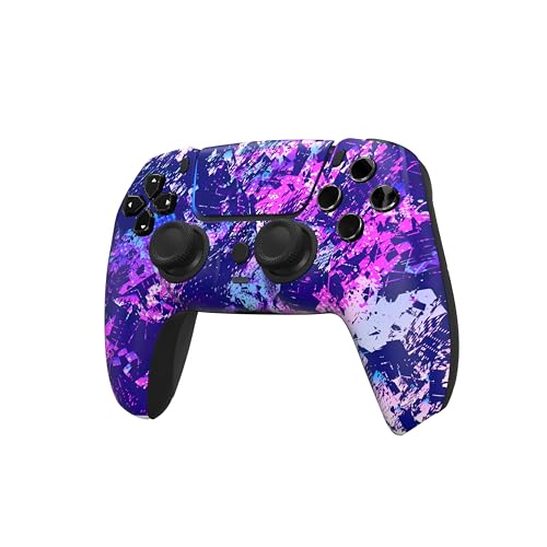 Image of Custom Controllerzz Custom Wireless Controller Compatible with PS5 - Multiple Designs Available (Purple Chaos)
