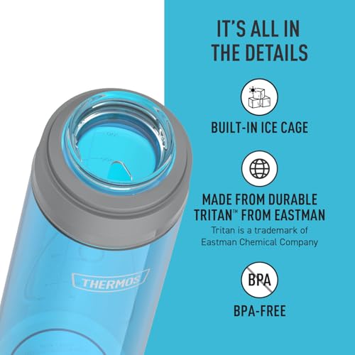 Bouteille d'hydratation THERMOS bleu sarcelle 760ml avec bouchon à vis - 5