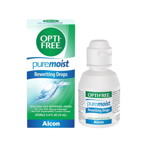 The Best Eye Drops for Aging Eyes: Finding Relief That Actually Works 12 OPTI-FREE Puremoist Contact Lens Rewetting Drops, 12 mL