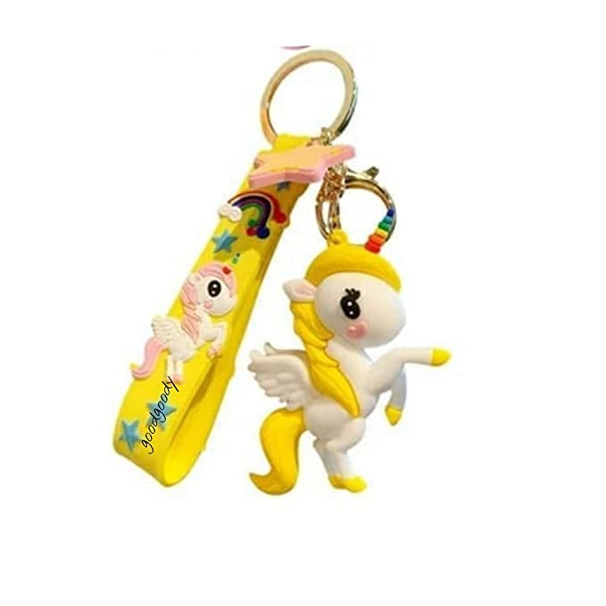 BAOER RS Cute Unicorn Heavy Quality Keyring | Quirky Bag Hanging Jewellery Accessory and Keychain (RS_UC02)