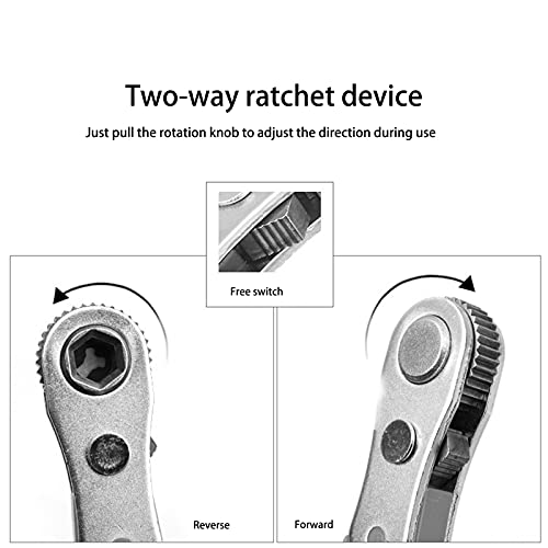 Chave de catraca, chave catraca 36 dentes de liberação rápida de 1/4