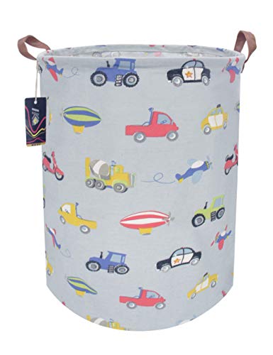 HKEC 19.7’’ Waterproof Foldable Storage Bin, Dirty Clothes Laundry Basket, Canvas Organizer Basket