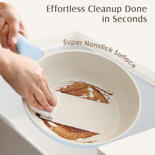 SENSARTE 23 PCS Nonstick Ceramic Cookware Set, Dishwasher Safe, Induction by SENSARTE - Used condition - Image 4