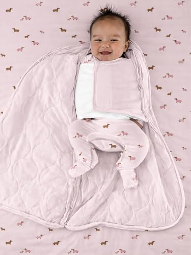 Image of GUNAMUNA Swaddle Sleep Sack for Babies Infants and Toddlers, Easy Diaper Changes, 1.0 TOG