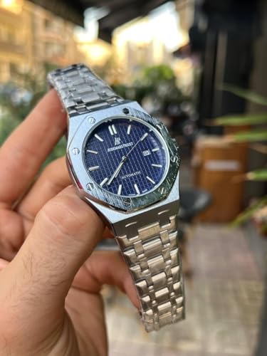 ساعة للرجال بسوار من الستانلس ستيل، كوارتز