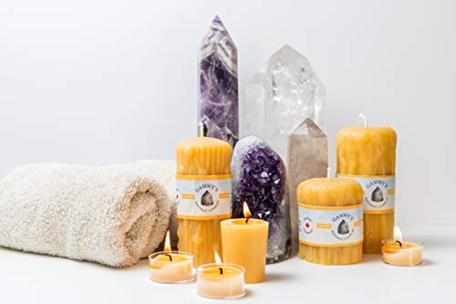 2″X4.8″ Lumpy Bumpy Stumpy Beeswax Candle - 100% Pure Beeswax, Hand-Poured And Family-Run - By Gammy's Beezwax Candles #TOP1