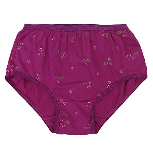Image of BLAZON Toddlers /Kids /Baby Girls Junior Panty | 100% Super Combed Cotton Knits Hosiery | Floral Print | Combo Pack of 6 | Dark Base | Sizes: 45cm, 50cm, 55cm, 60cm, 65cm, 70cm, 75cm