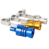 Ponpon 3Pcs Car Turbo Sound Universal Aluminum Car Turbo Whistle Muffler Pipe Whistle Car Roar Maker...
