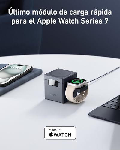 Anker Cargador Inalámbrico 3 en 1 para iPhone, Air - Imagen 6