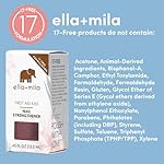 ella+mila "First Aid Kiss" Nail Strengthener and Growth treatment- Nail Repair Solution & Growth Treatment for Thin, Brittle & Damaged Nails - Nail Hardener with Vitamin E (0.45 fl oz) - Image 5