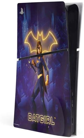 Skinit Decal Gaming Skin Compatible with PS5 Slim Digital Edition Console - Officially Licensed DC Comics Gotham Knights Batgirl Design