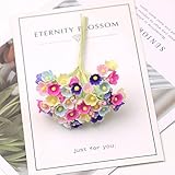 Mini-Papierrosen, Kunstblumen, Blumenstrauß, Hochzeitsdekoration, Kunstblumen, DIY, Scrapbooking, Girlande, Kranz, Blumen, mehrfarbig, 1 Stück