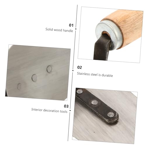 Truelles de maçonnerie acier inoxydable kit enduisage mur - 4