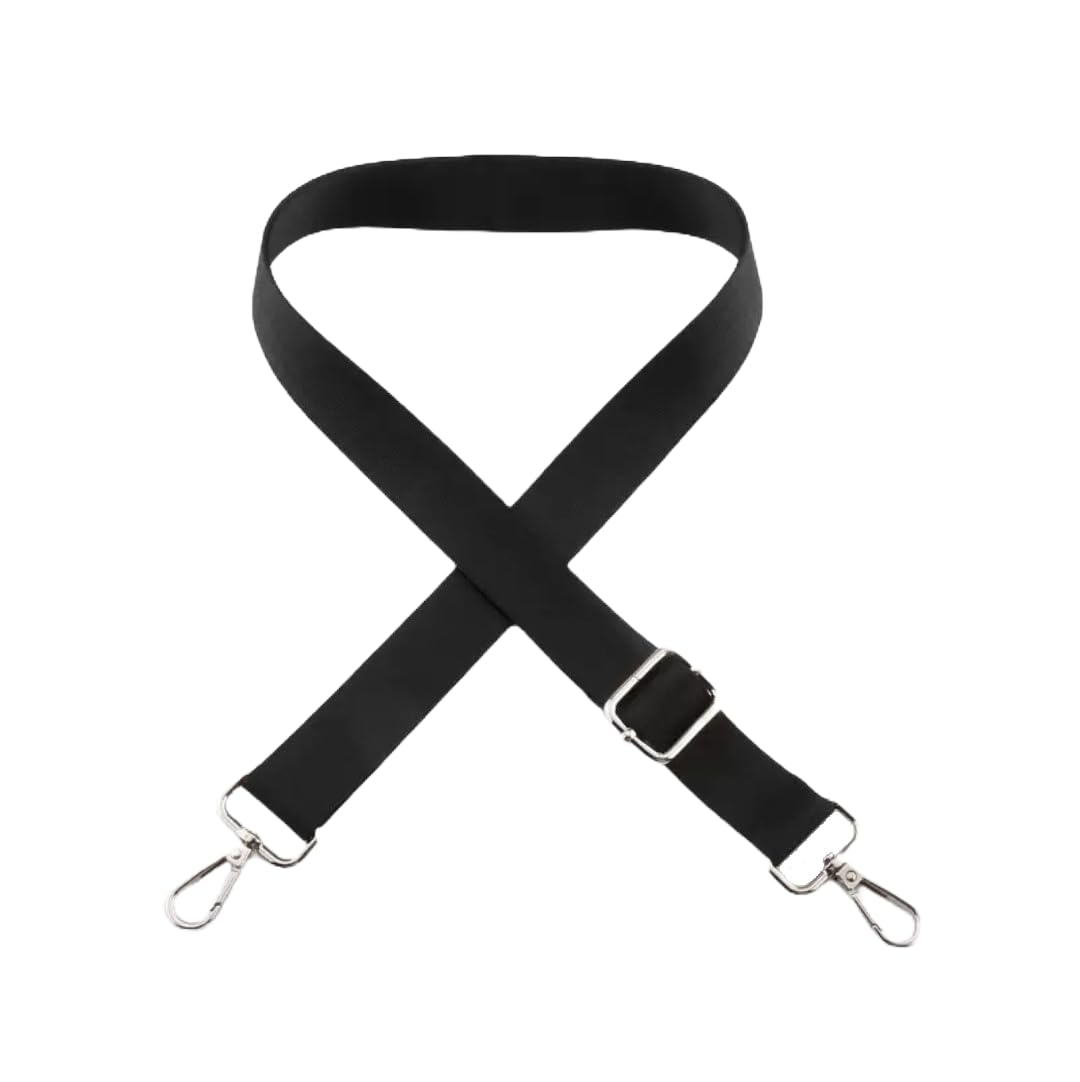 Adjustable Replacement Shoulder Strap For Laptop, Messenger, Purse, Crossbody Sling Luggage Bags - 1 Inch Wide Black Swivel Hook-image-13