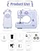 LoMoTive Sewing Machine for Beginners - Portable Electric Hand Mini Sewing Machine 12 Built-In Stitches with 2 Speed Foot Pedal Small Handheld Maquina de Coser Purple