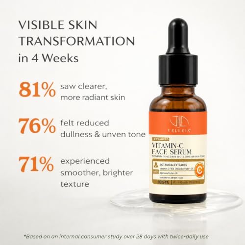 Image of Advanced 15% Vitamin C Face Serum, 10ml | 15% Vitamin C + 5% Niacinamide + 1% Alpha Arbutin brightens skin and fades dark spots , pigmentation. & even-looking skin