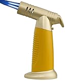 Bouton de verrouillage du feu : ce briquet utilise un bouton for allumer. Une fois la flamme générée, faites glisser le bouton de verrouillage du feu vers la gauche for maintenir la flamme ; faites glisser vers la droite for éteindre la flamme, et la flamme s'éteindra.