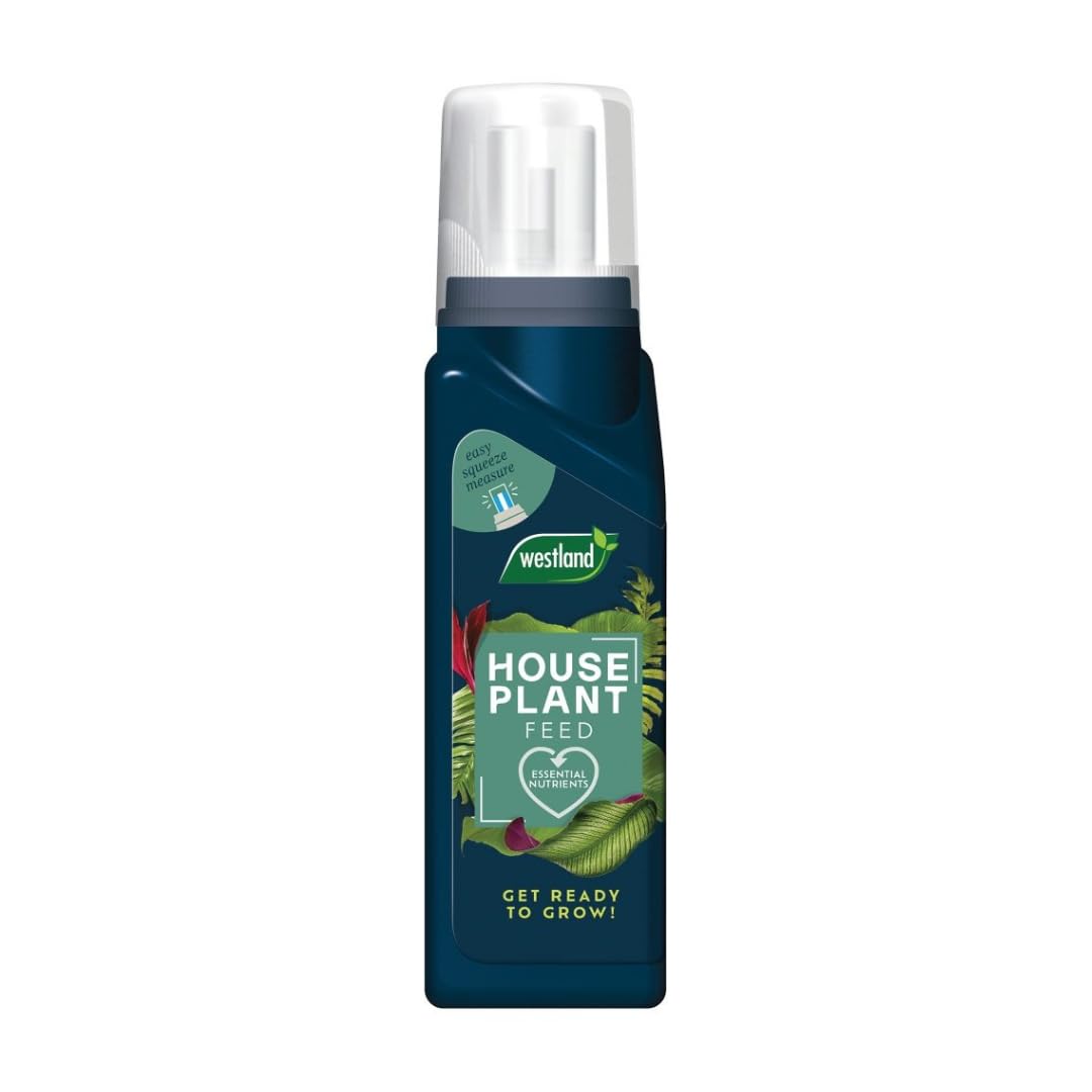 Westland Houseplant Feed Concentrate 200ml, Liquid Plant Food with Balanced Nutrients & Seaweed, Plant Fertiliser for Indoor Houseplants