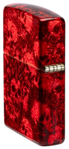 Encendedor Zippo Red Punk Skulls 46094 miniatura 4
