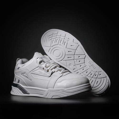 Image of ASIAN Men CHICAGO-11 Stylish Casual Mid Top Sneakers and Trendy Shoes with Laces for Men & Boys | Perfect for Wearing to Outings, and Comfortable All-Day Use, Stylish and Durable