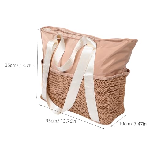 Mipcase Beach Tote Bag for Women Large Capacity Handbag with Convenient Carry Handle Sandproof Design for Pool Vacation and Outdoor Activities2