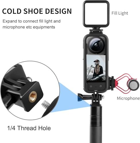 Image of Insta360 X4 Protective Frame Border Case - Anti-Fall, Anti-Scratch, Shockproof Plastic Cover Cage for Action Camera (X4 Camera Cage)